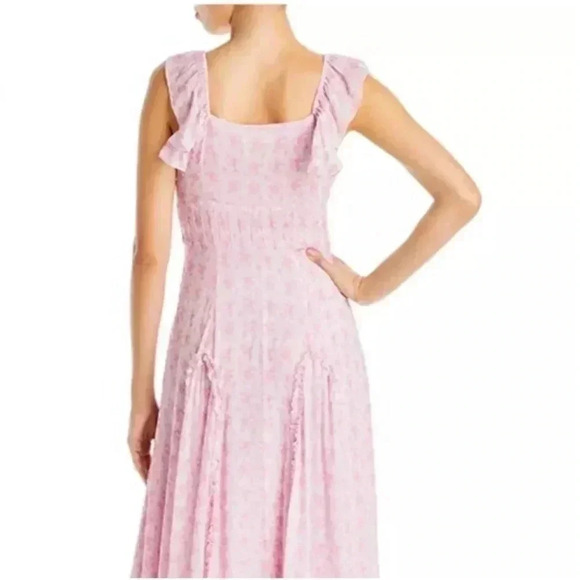 NWT LoveShackFancy Tulonne Dress in Rose Patch Size 4 - Picture 3 of 11